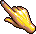 The cursor sprite for Creatures 1. It resembles a beige-skinned human hand.